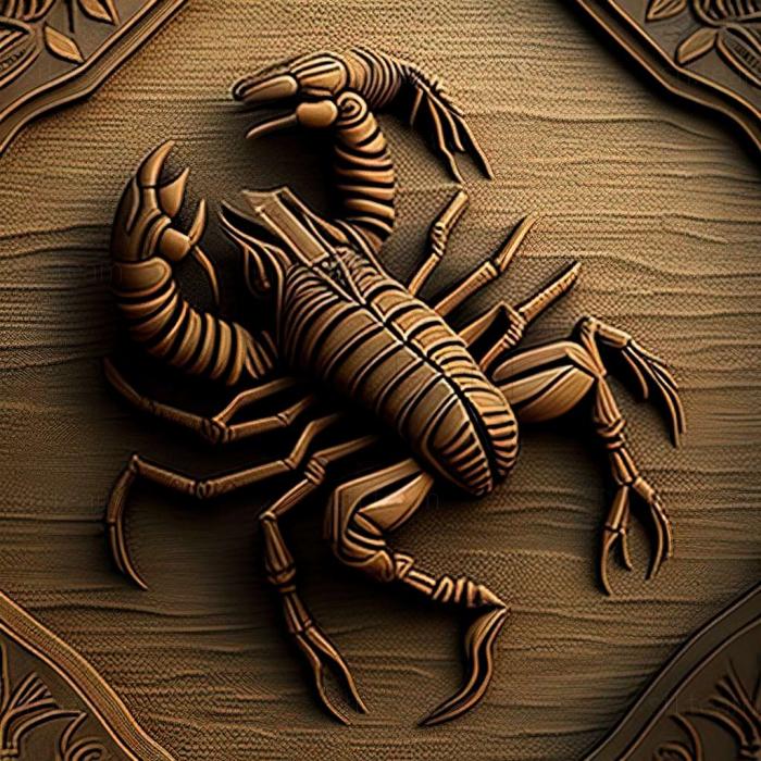 Animals scorpion 3d model